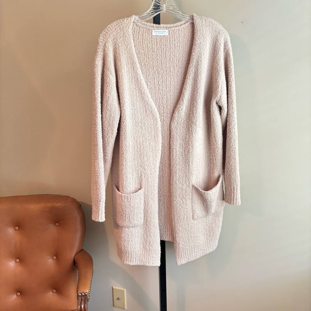 Altar'd State Soft Cream Cardigan